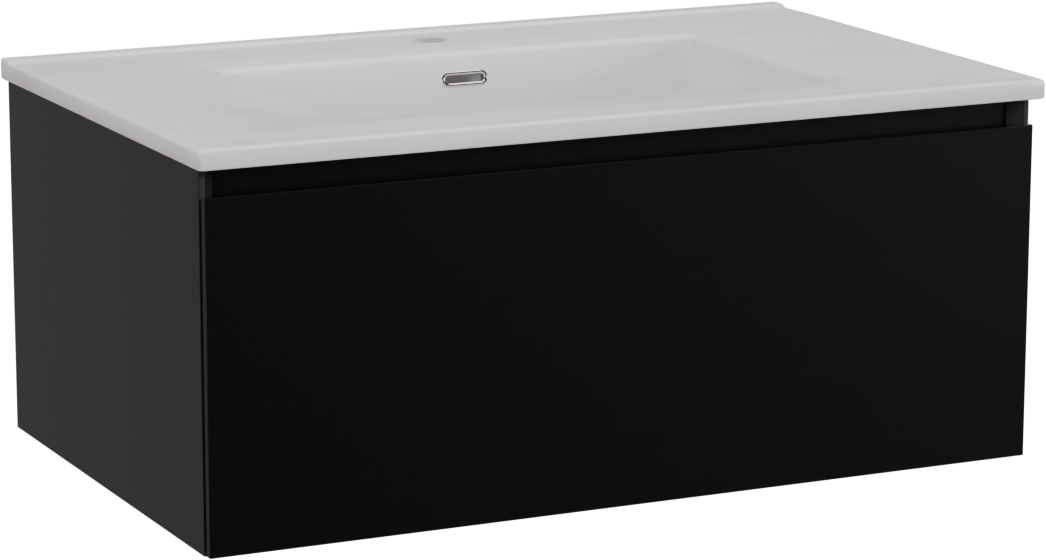 Storke Edge Badmöbel Set mit Kera Waschtisch