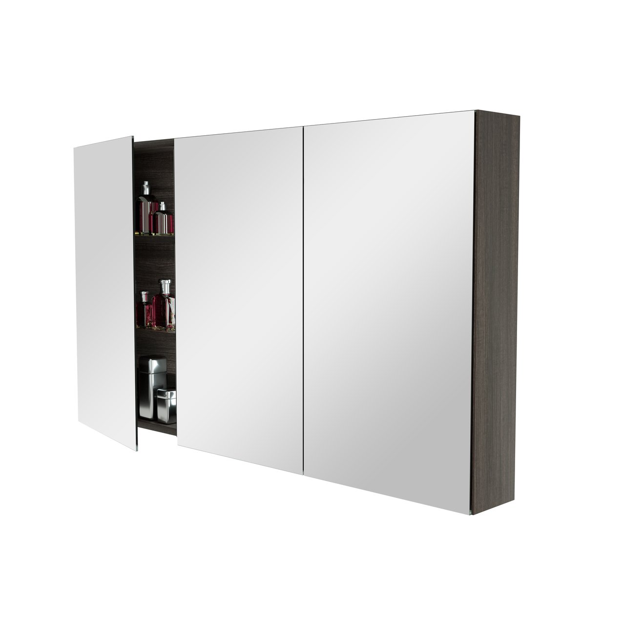 Storke Reflecta Spiegelschrank, 130 x 75 cm, Eiche dunkel