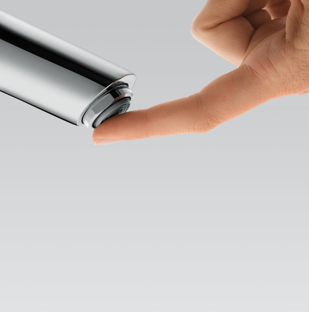 Hansgrohe Talis S100 Niedrige Waschtischarmatur Chrom glänzend