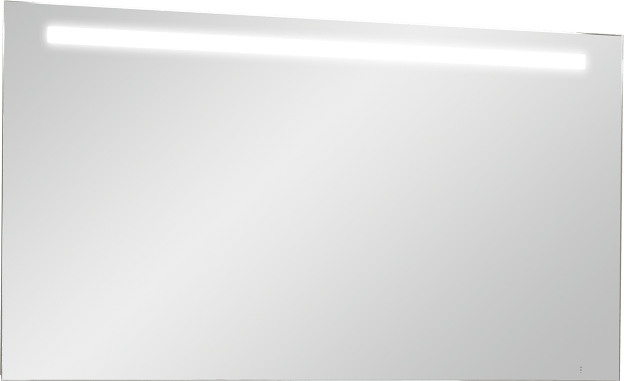 Storke Lucio rechthoekig badkamerspiegel 130 x 65 cm met spiegelverlichting