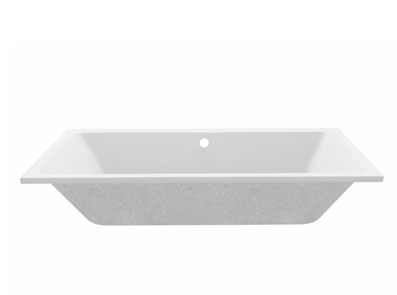 Luca Varess Sandrina 2 Personen Einbaubadewanne 180 x 80 cm, Acryl Weiß mat