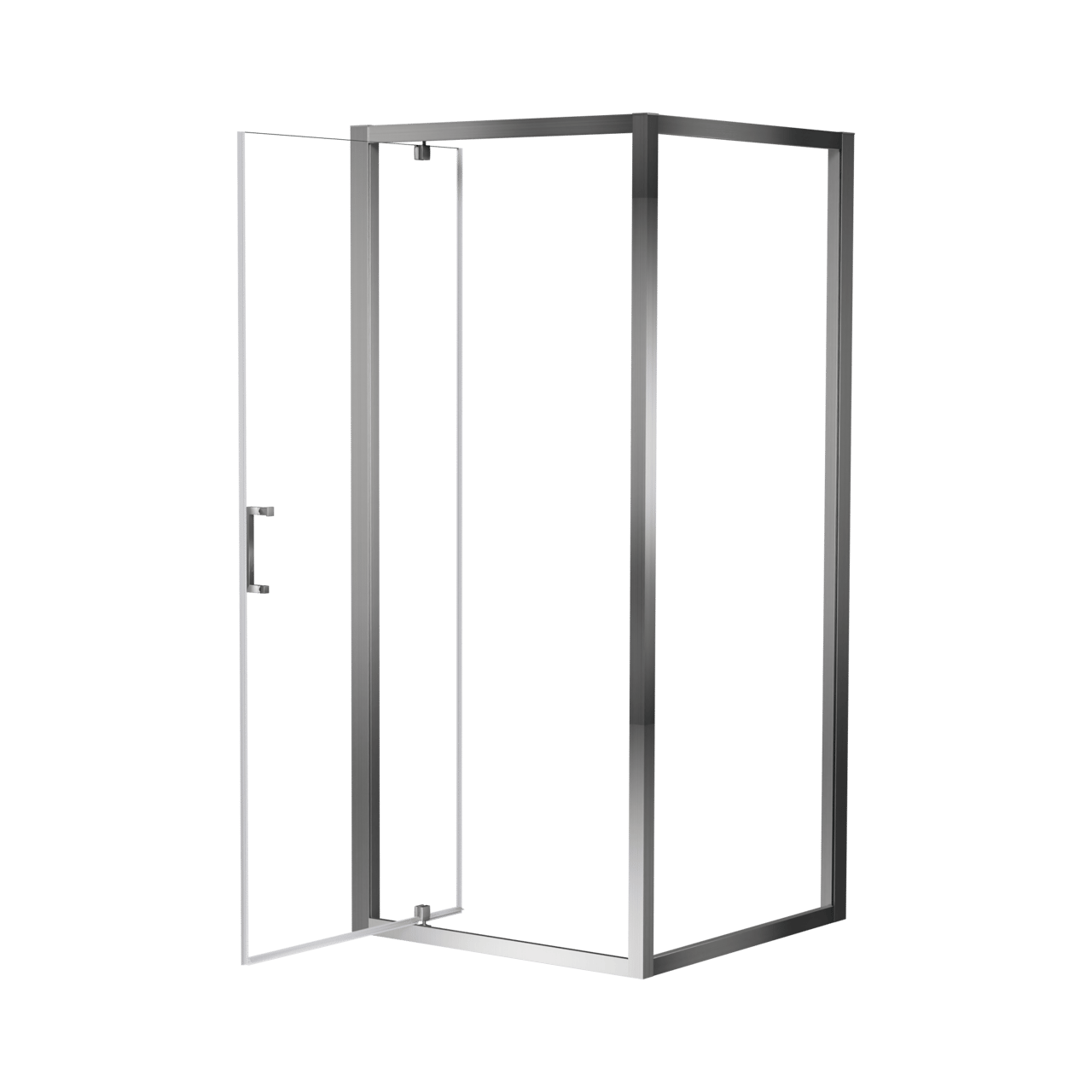 Luca Varess Talan douche draaideur 90 x 200 cm helder glas mat chroom profiel