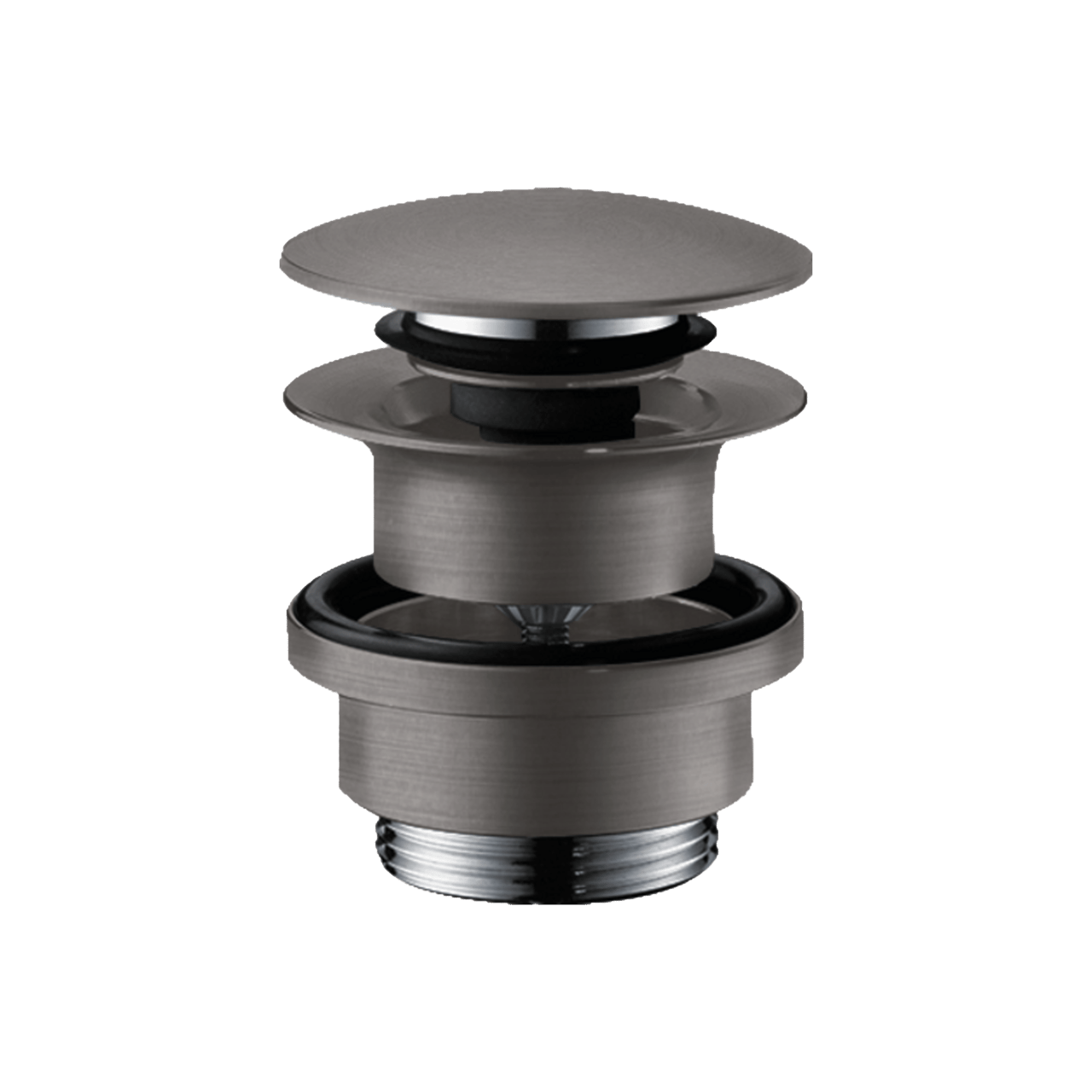 Hansgrohe Ablaufventil Waschtisch, verriegelbar, Brushed Black Chrome