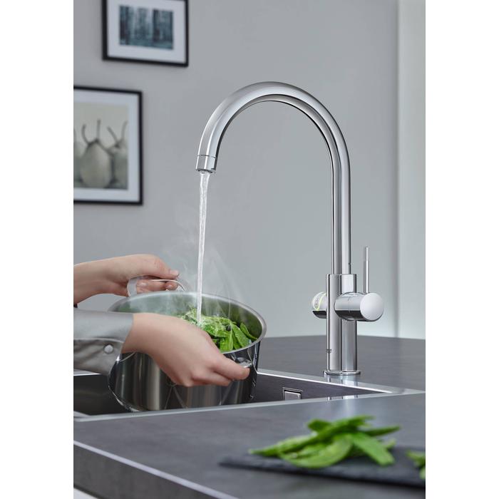 Grohe Red Duo keukenkraan glanzend chroom