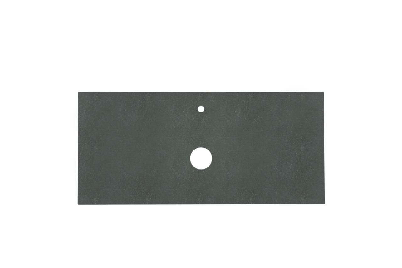 Balmani Rock tablette simple granite aiguisé 120 x 55 cm