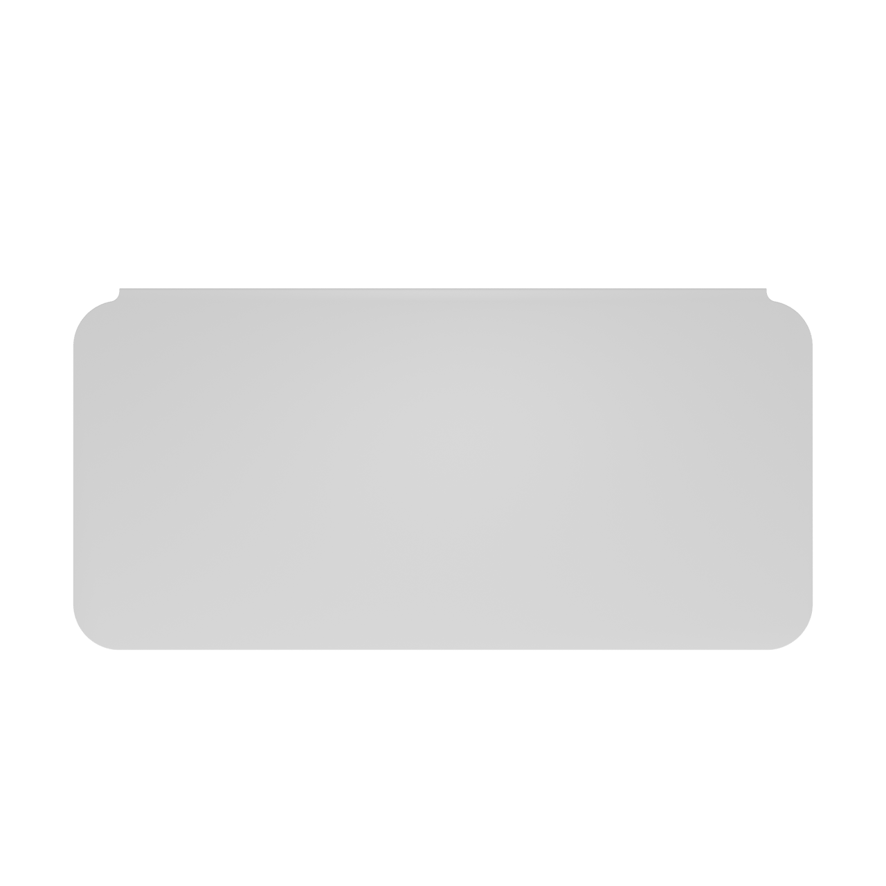 Balmani Fara Stretto waschtischplatten 45 x 22 cm Mattweiße Solid Surface