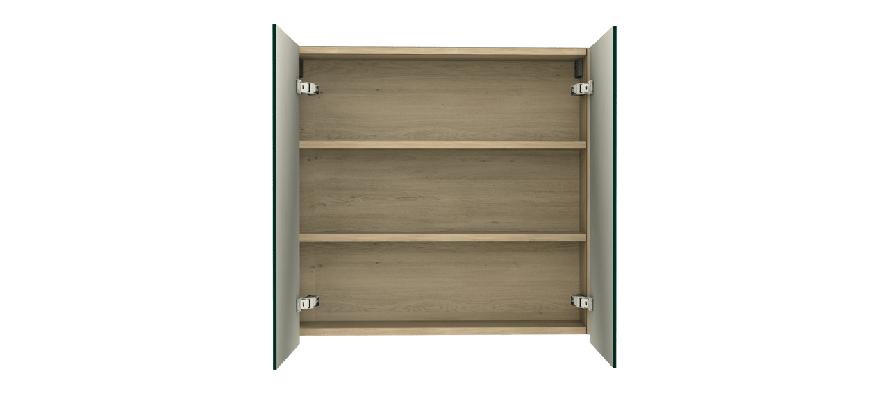 Balmani Lucida armoire de toilette 75 x 72 cm chêne vieilli