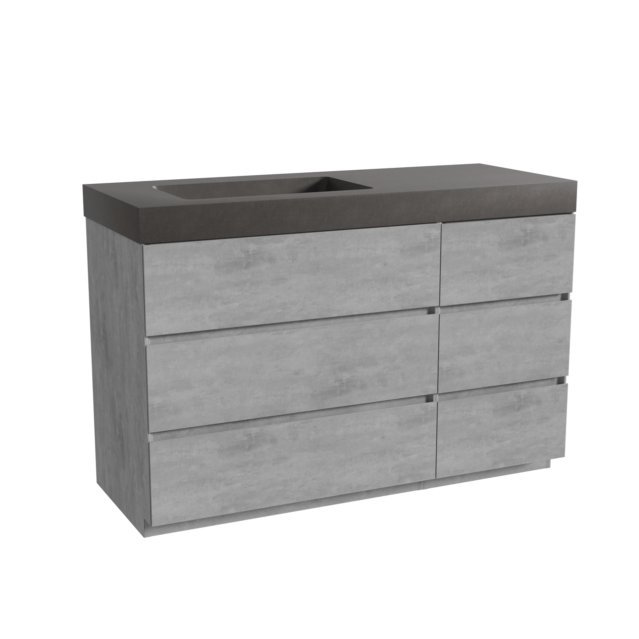 Storke Edge badkamermeubel met Scuro High Wastafel