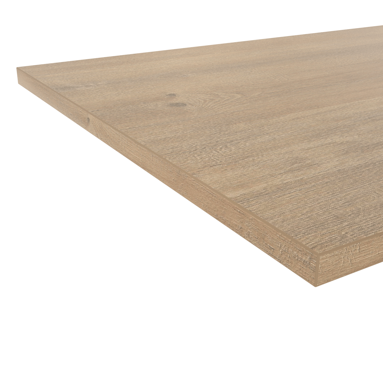 Linie Lado tablette simple mélaminé chêne naturel 90 x 46 cm