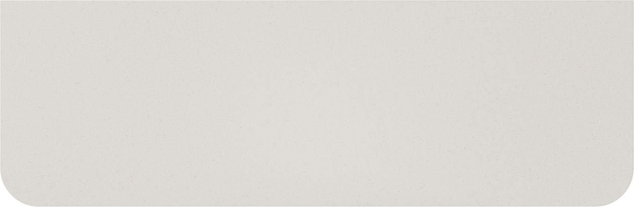 Storke Soft zwevend badkamermeubel 140 x 46 cm Sand mat met Tavola Soft enkele of dubbele tablet in solid surface beige granita, Verticale symmetrische rechte ribbel