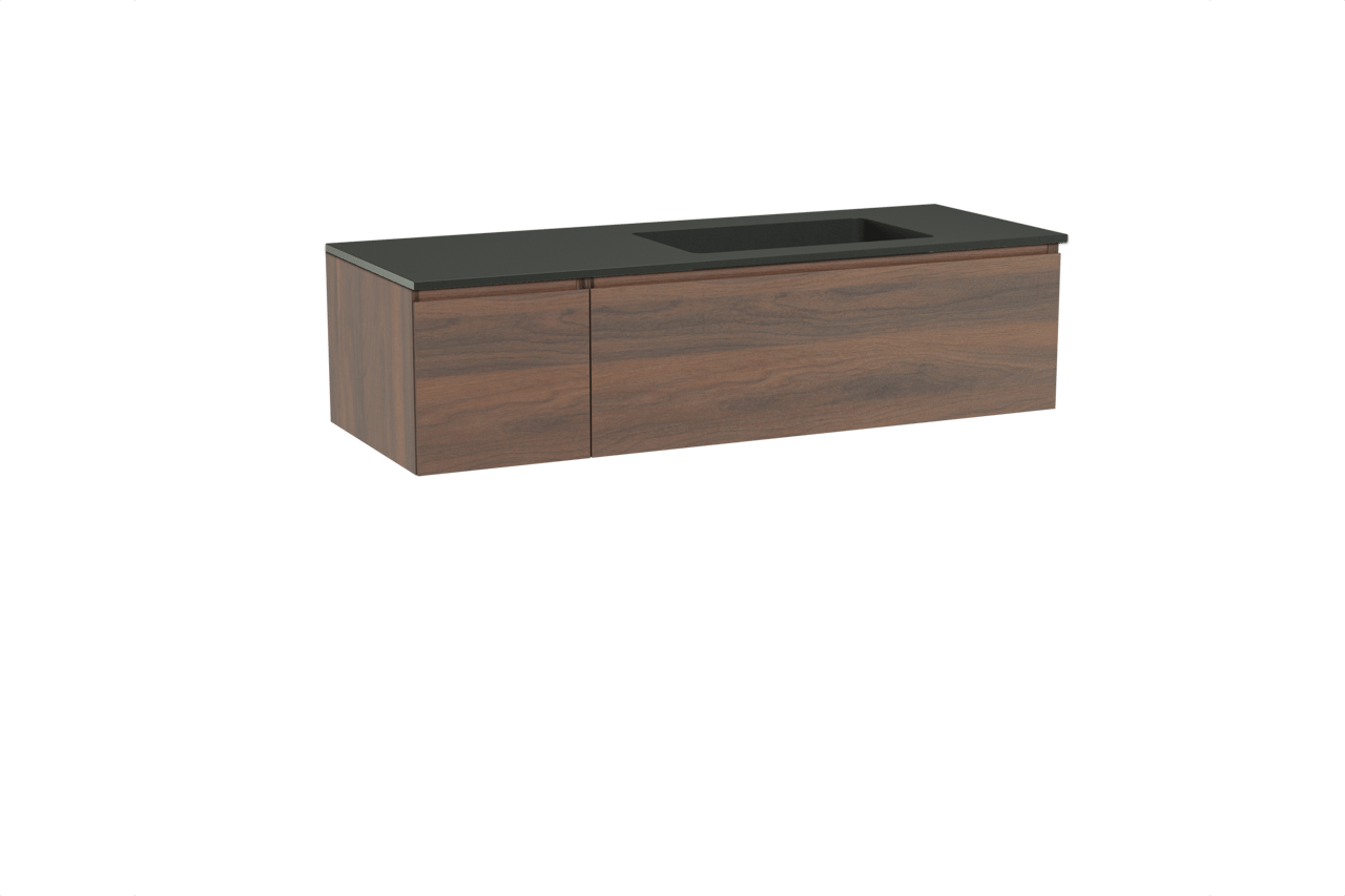 Storke Edge meuble salle de bains avec plan vasque Scuro