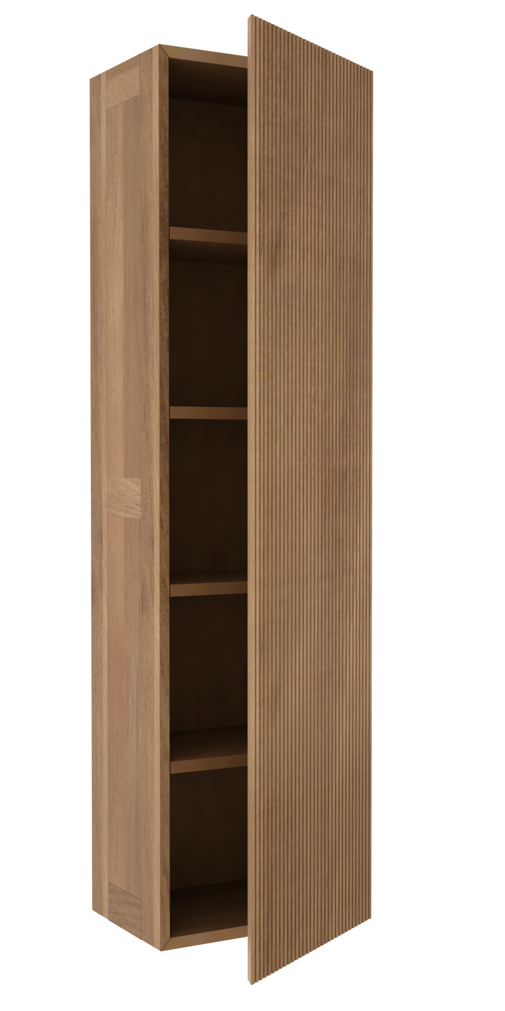 Balmani Forma zwevende badkamerkast teak 42 x 30 x 150 cm