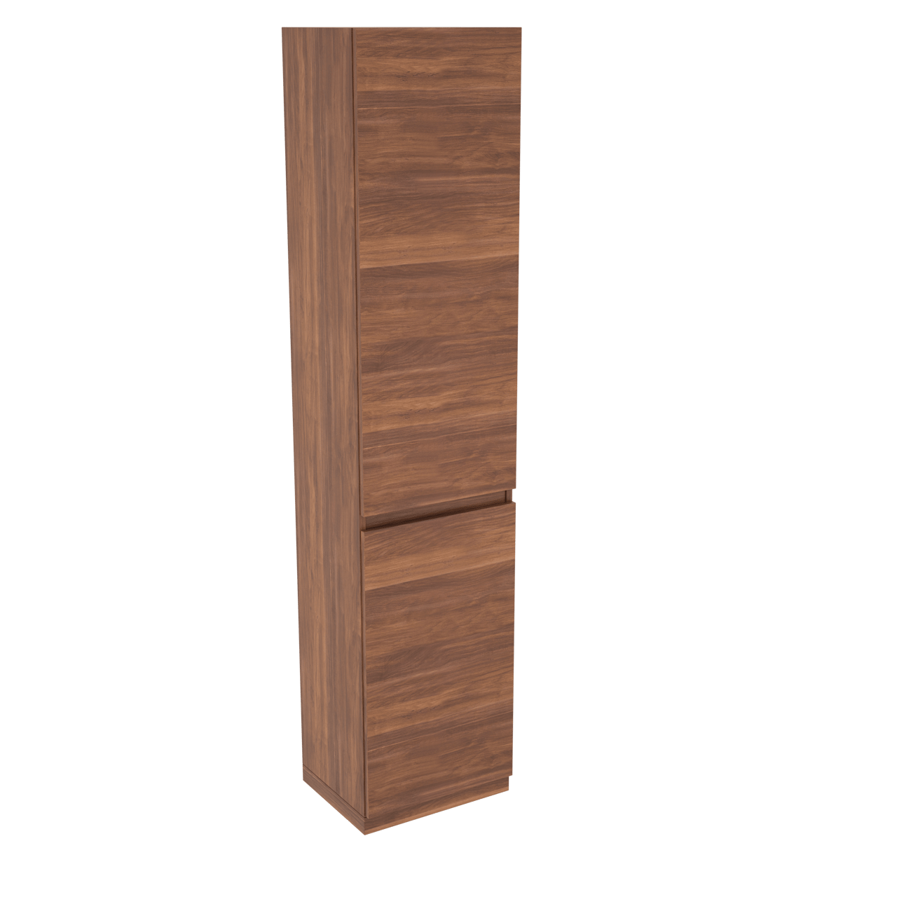 Balmani Lucida stehender Hochschrank rechts, Nussbaum, 45 x 35 x 195 cm