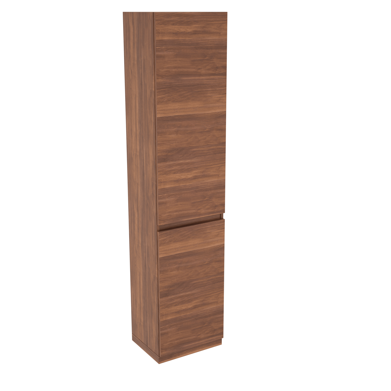 Balmani Lucida staande badkamerkast rechts notenhout 45 x 35 x 195 cm