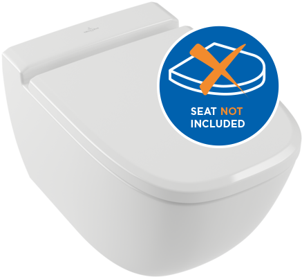 Villeroy & Boch Antheus hangtoilet glanzend wit randloos zonder wc-bril