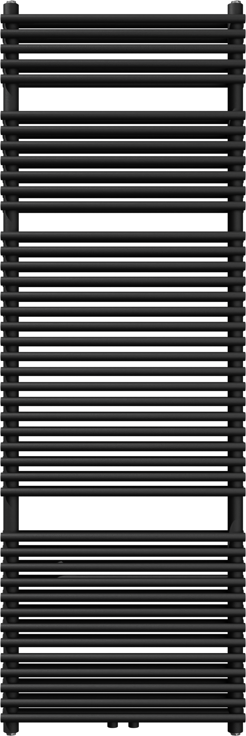 Vipera Alegria sèche-serviettes double 60 x 180 cm chauffage central noir mat raccordements latéral et central possibles 2010W