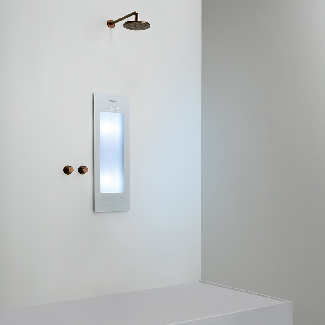 Sunshower Plus S Infrarood en UV Inbouw white