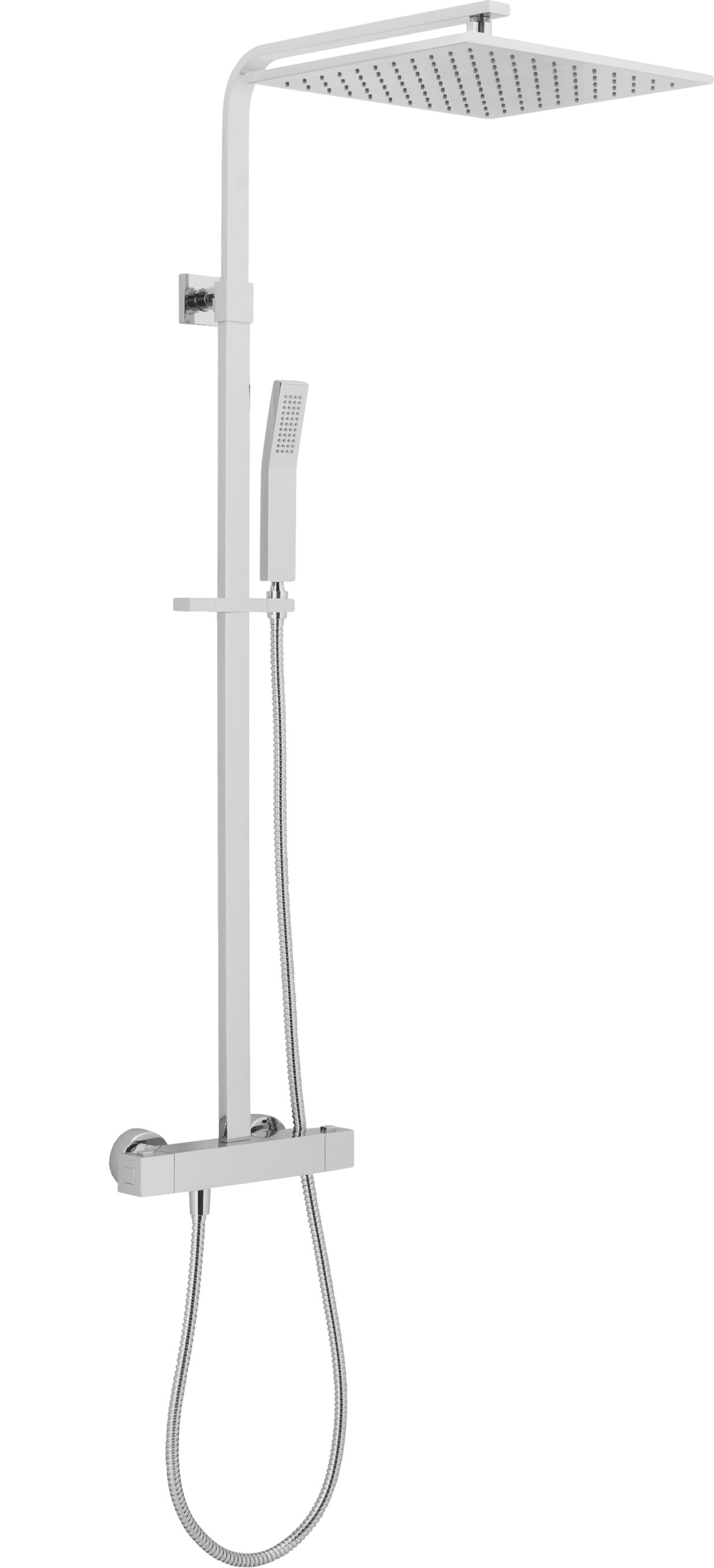 Blaufoss Phantom 300 colonne de douche de pluie mitigeur thermostatique Chrome Brillant