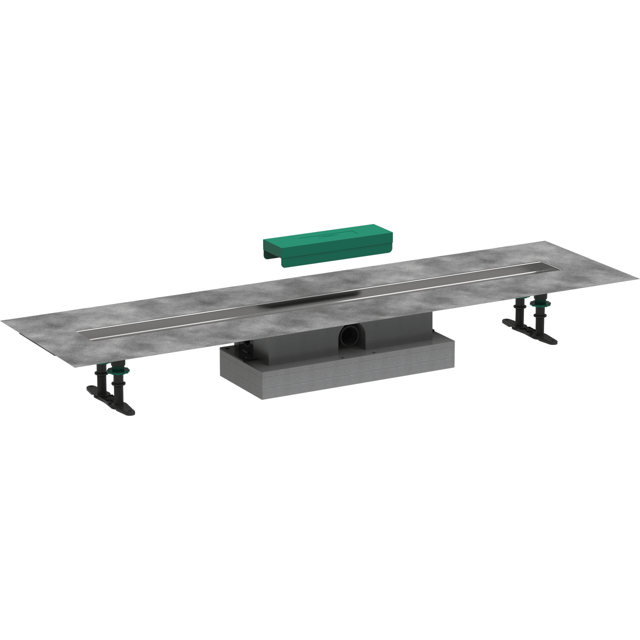 Hansgrohe uBox Flat set d'installation pour caniveau de douche 100cm pour Raindrain Match ou Rock