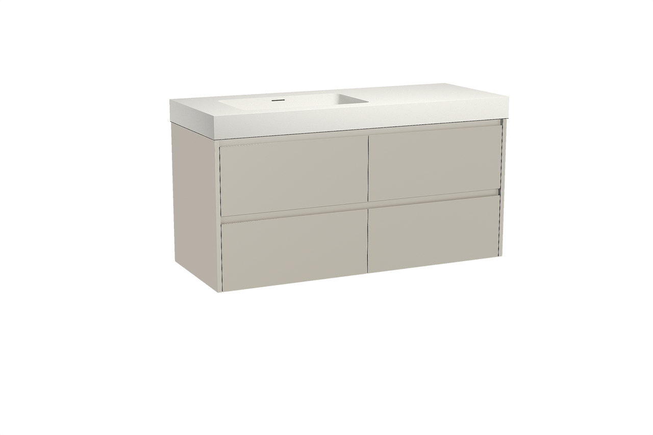 Storke Seda meuble salle de bains avec lavabo Mata High