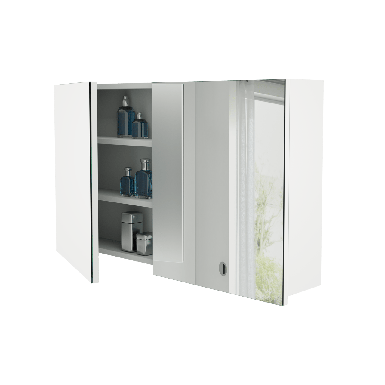 Storke Beta spiegelkast 100 x 60 cm mat wit