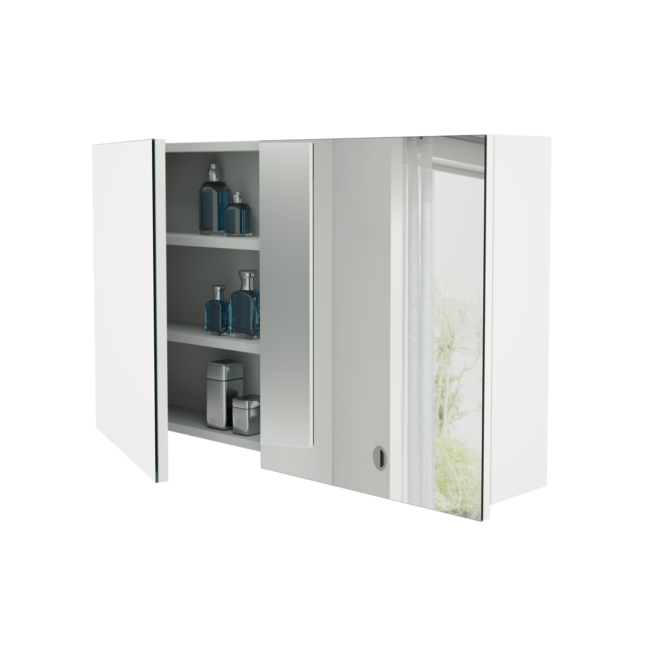 Storke Beta spiegelkast 100 x 60 cm mat wit