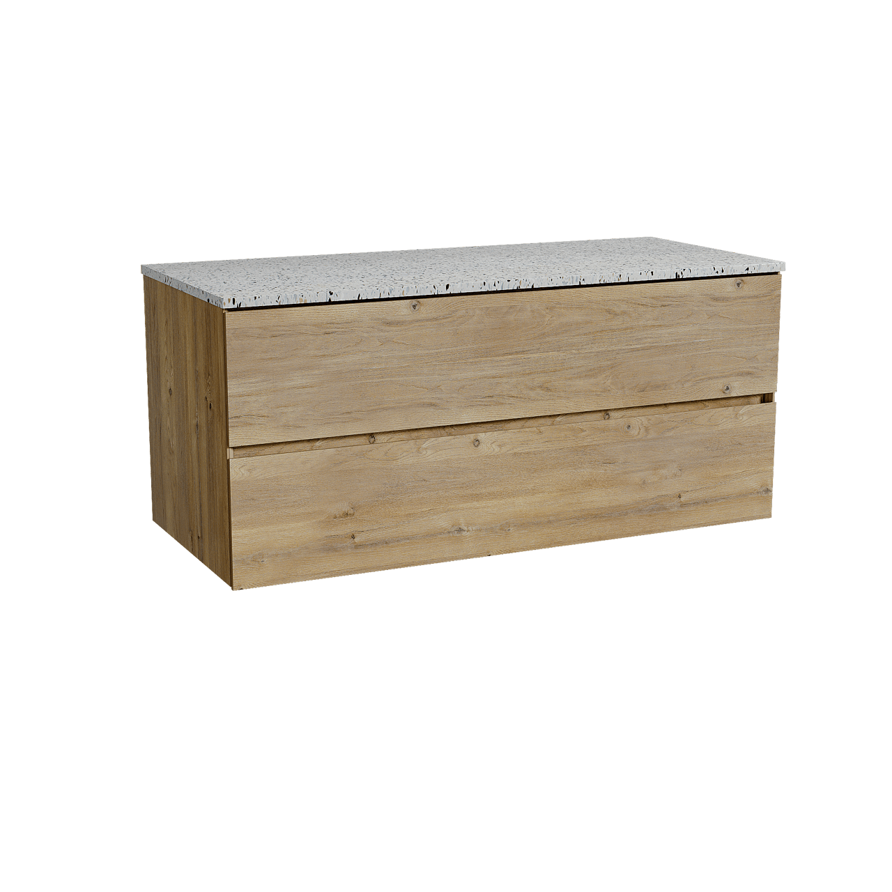 Storke Edge badkamermeubel met Tavola wastafelblad voor waskom(men)