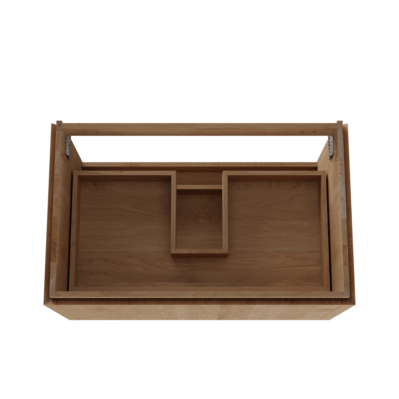 Balmani Eclips meuble sous-lavabo suspendu 90 x 55 cm Chêne naturelle 2 tiroirs