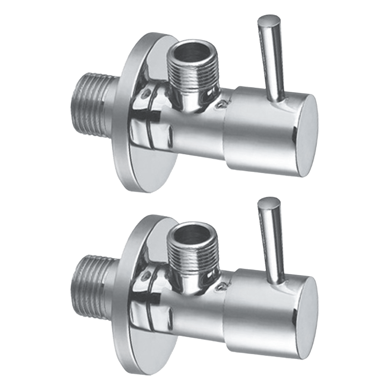 Santeg set de 2 robinets d'équerre 1/2-3/8