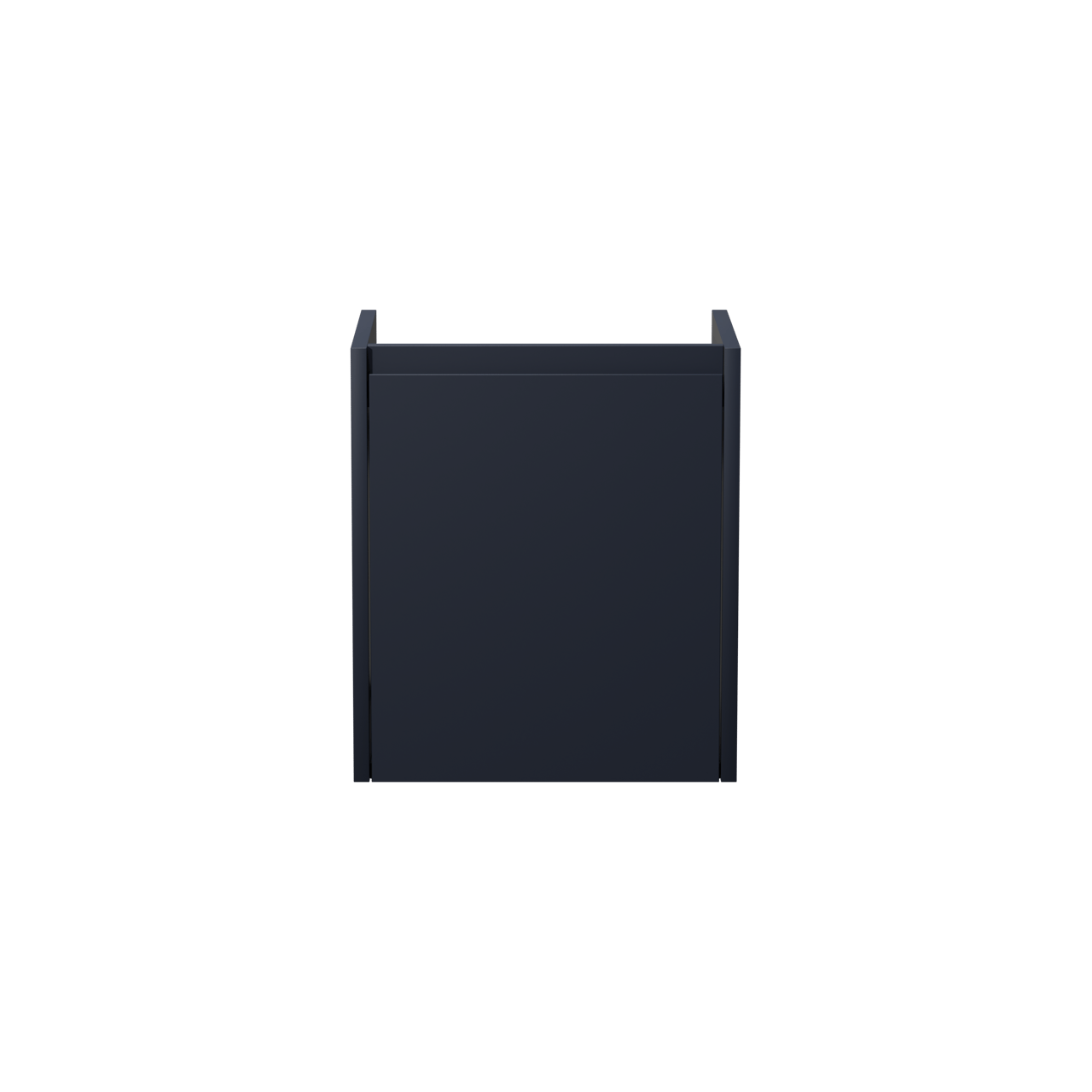 Storke Seda meuble sous-vasque suspendu 45 x 35 cm bleu nuit porte