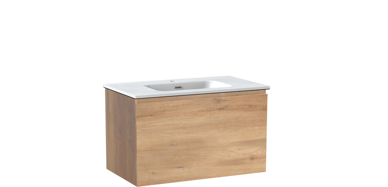 Linie Lado meuble salle de bains avec lavabo Baro