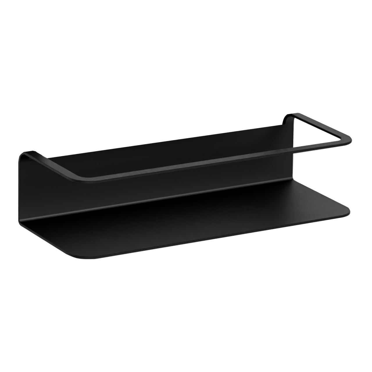 Blaufoss Tika porte-shampooing seul avec fixation murale noir mat