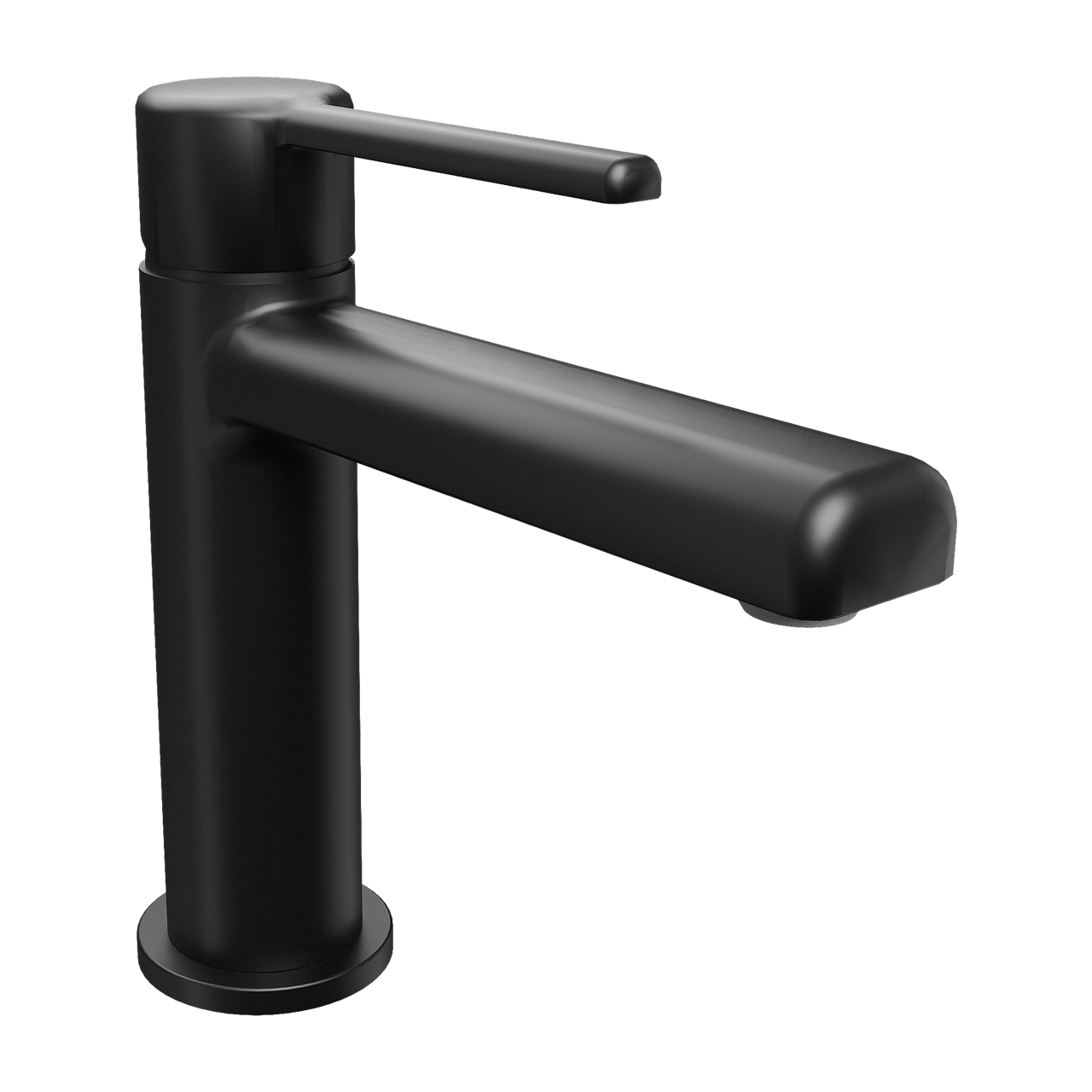 Linie Otis Coolstart standaard wastafelkraan mat zwart