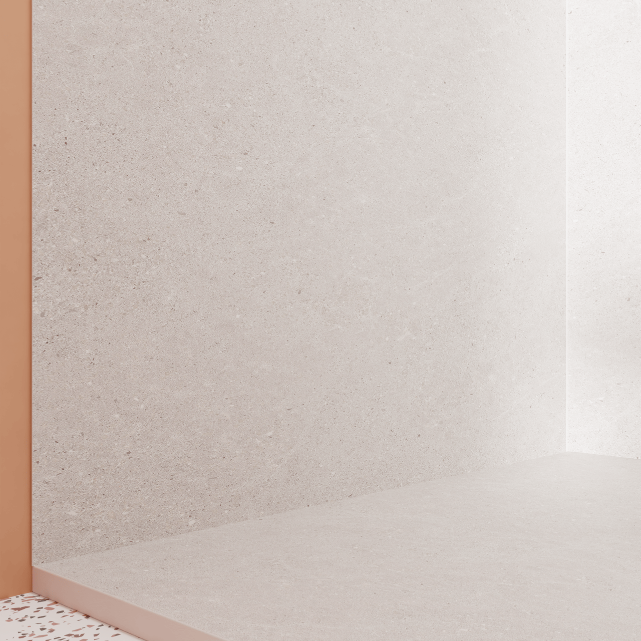 Luca Varess Suite Duschwanne 120 x 90 cm Marmorkomposit Dizzy Pearl 