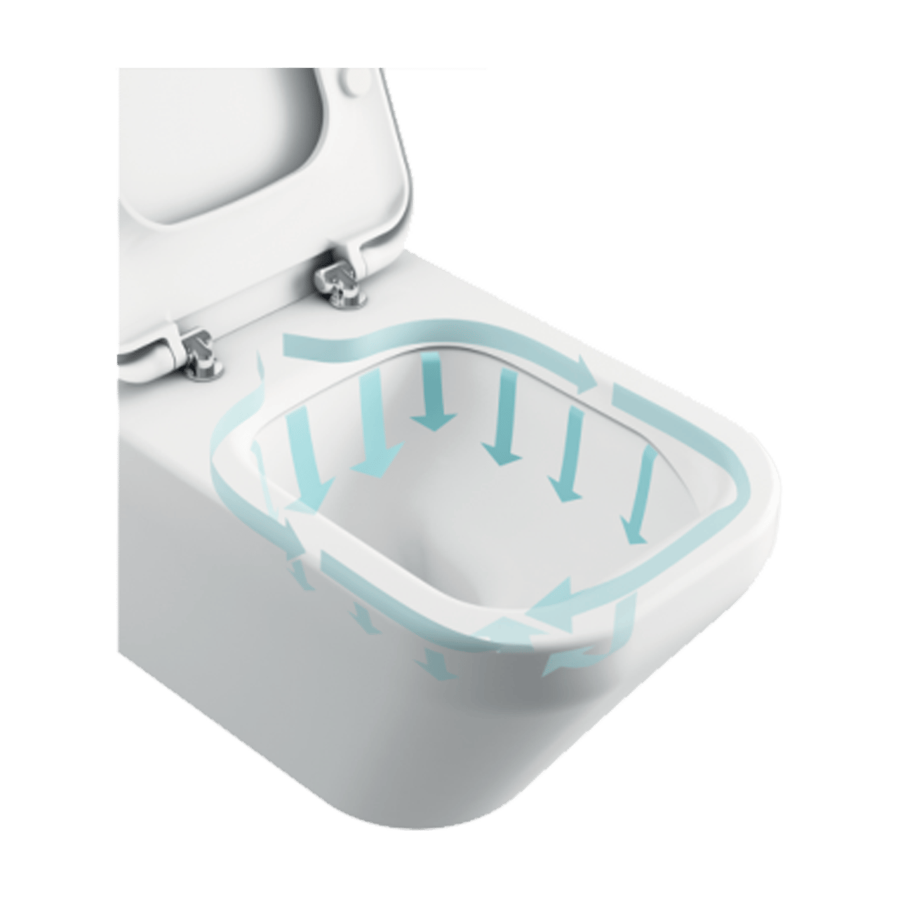 Ideal Standard Tesi wc suspendu Blanc Brillant sans rebord