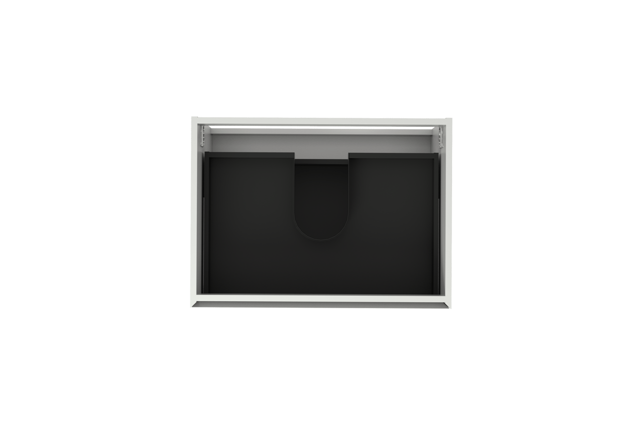 Balmani Mitra zwevende wastafelonderkast 75 x 55 cm mat wit 2 lades