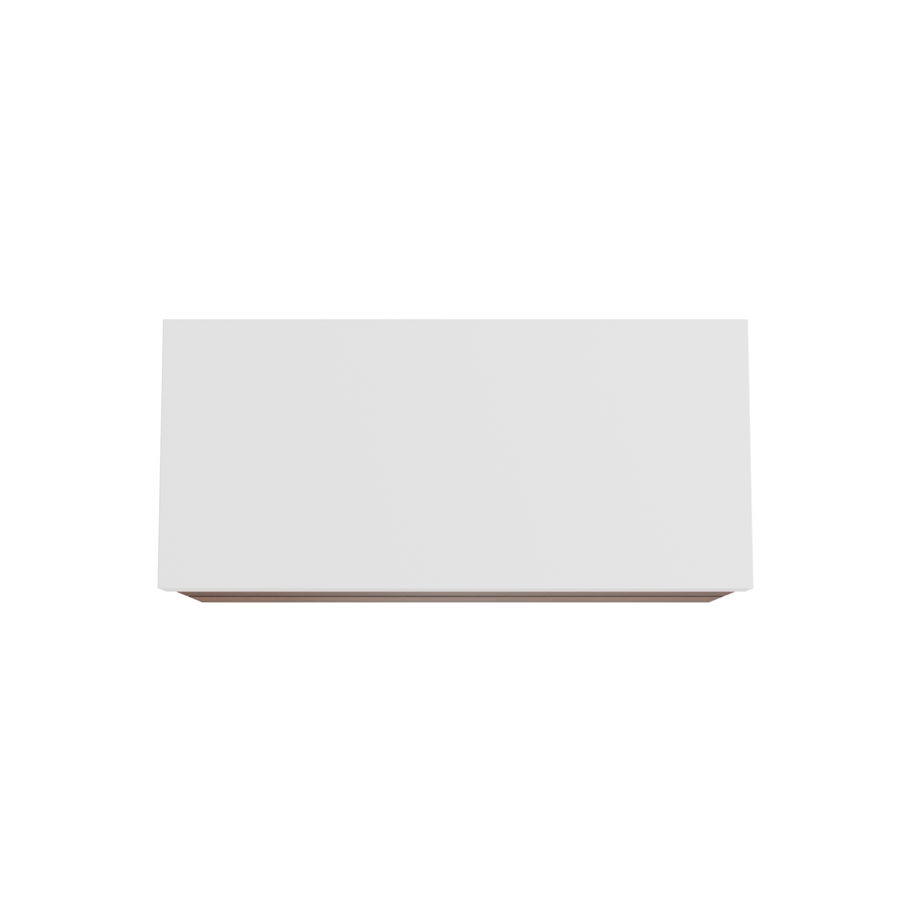 Balmani Mitra meuble salle de bains suspendu 120 x 55 cm noyer avec Dominus tablette simple ou double en solid surface blanc mat