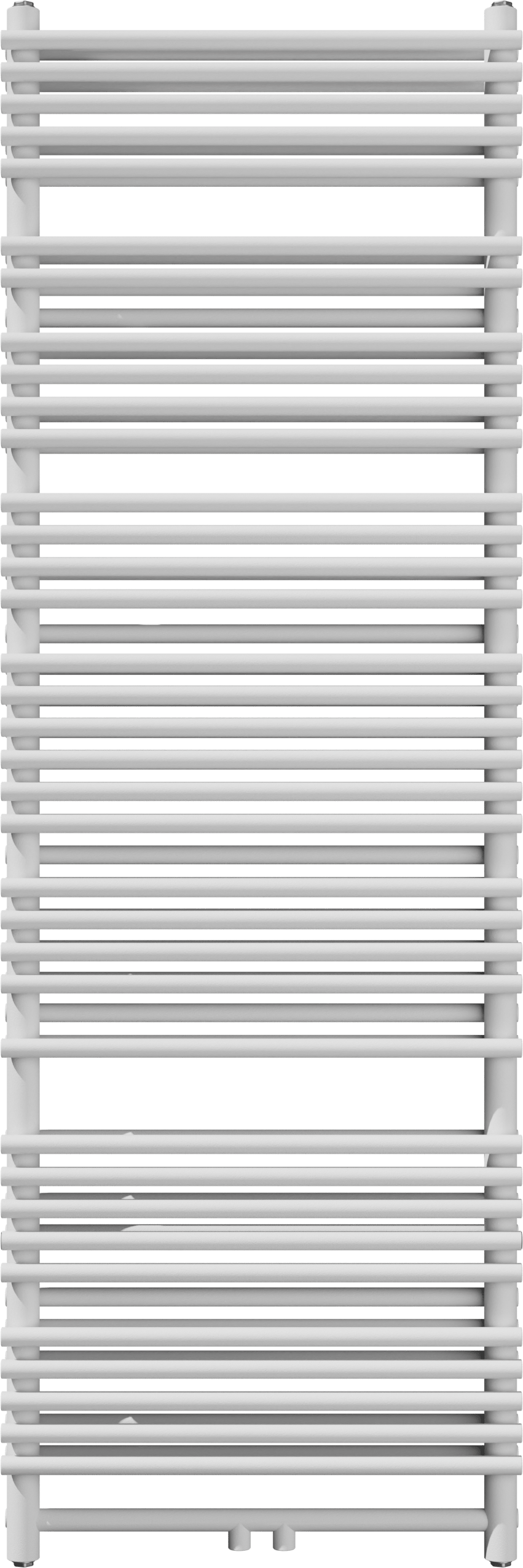 Vipera Alegria dubbele handdoekradiator 60 x 180 cm centrale verwarming mat wit zij- en middenaansluiting 2010W