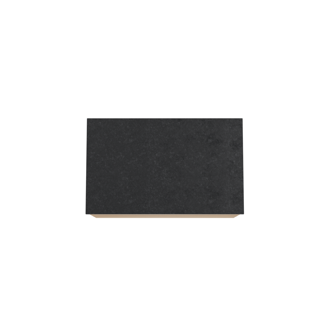Balmani Mitra meuble salle de bains suspendu 90 x 55 cm chêne naturel avec Stretto tablette simple en granit noir