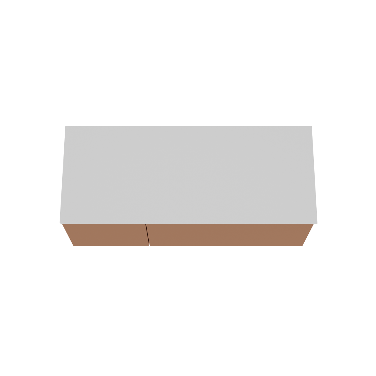 Balmani Sfera zwevend badmeubel 135 x 55 cm cotto met Stretto enkel of dubbel wastafelblad in solid surface mat wit