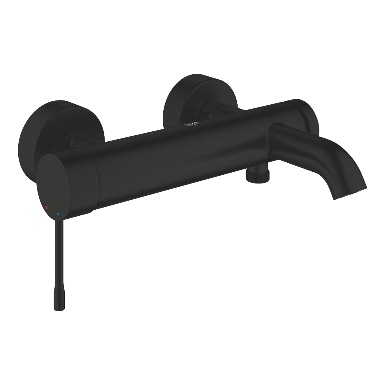 Grohe Essence robinet baignoire mitigeur montage mural extérieur noir mat