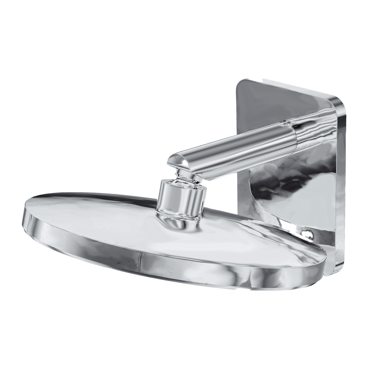 BLAUFOSS Onos 250 hoofddouche rond 25 cm met douchearm chroom