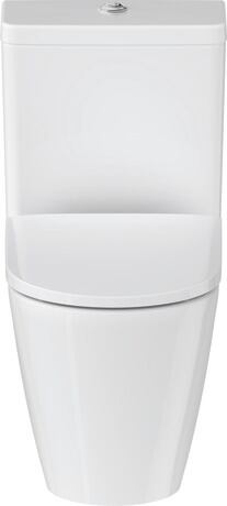 Duravit D-Neo staand toilet glanzend wit zonder spoelrand