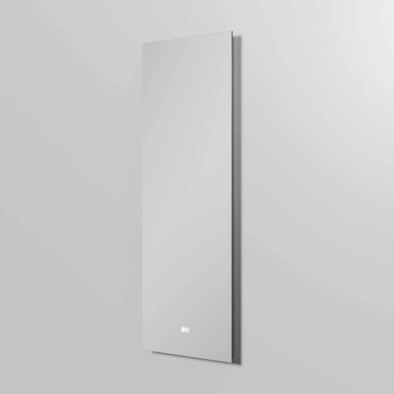 Balmani Giro Touch rechteckig Badezimmerspiegel 45 x 120 cm mit Spiegelbeleuchtung und Anti-Beschlag Spiegelheizung