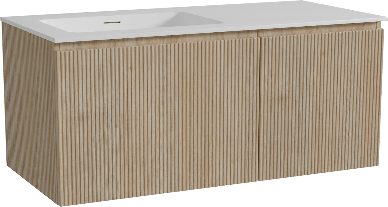 Storke Ribs Badmöbel mit Mata Waschtisch