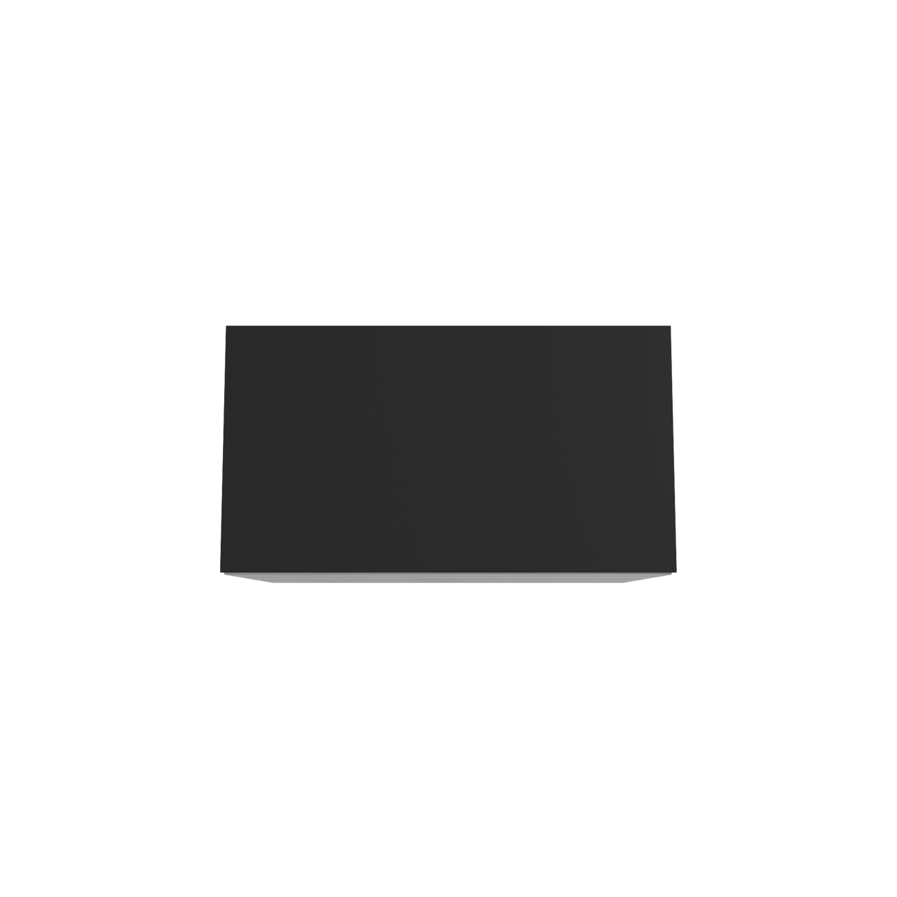 Storke Edge freistehendes Möbelstück Set: 95 x 52 cm, Beton dunkelgrau, mit Panton Einzel Waschtischplatte, Pulverbeschichtetes MDF Schwarz matt