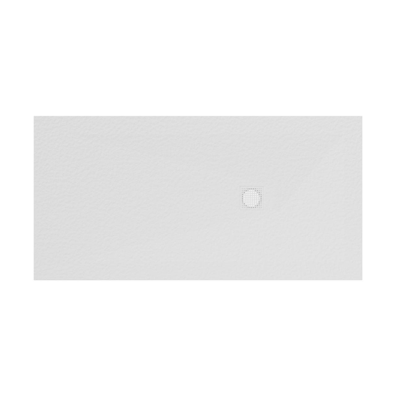 Balmani Impress douchebak 180 x 90 cm composiet wit rock structuur