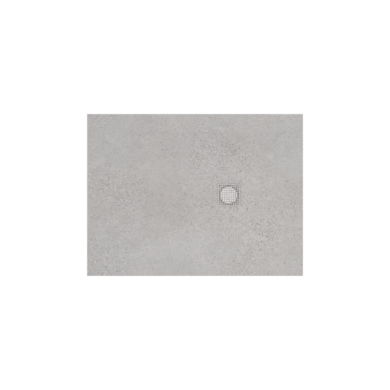 Balmani Impress receveur de douche 120 x 90 cm composite gris mat structure rock