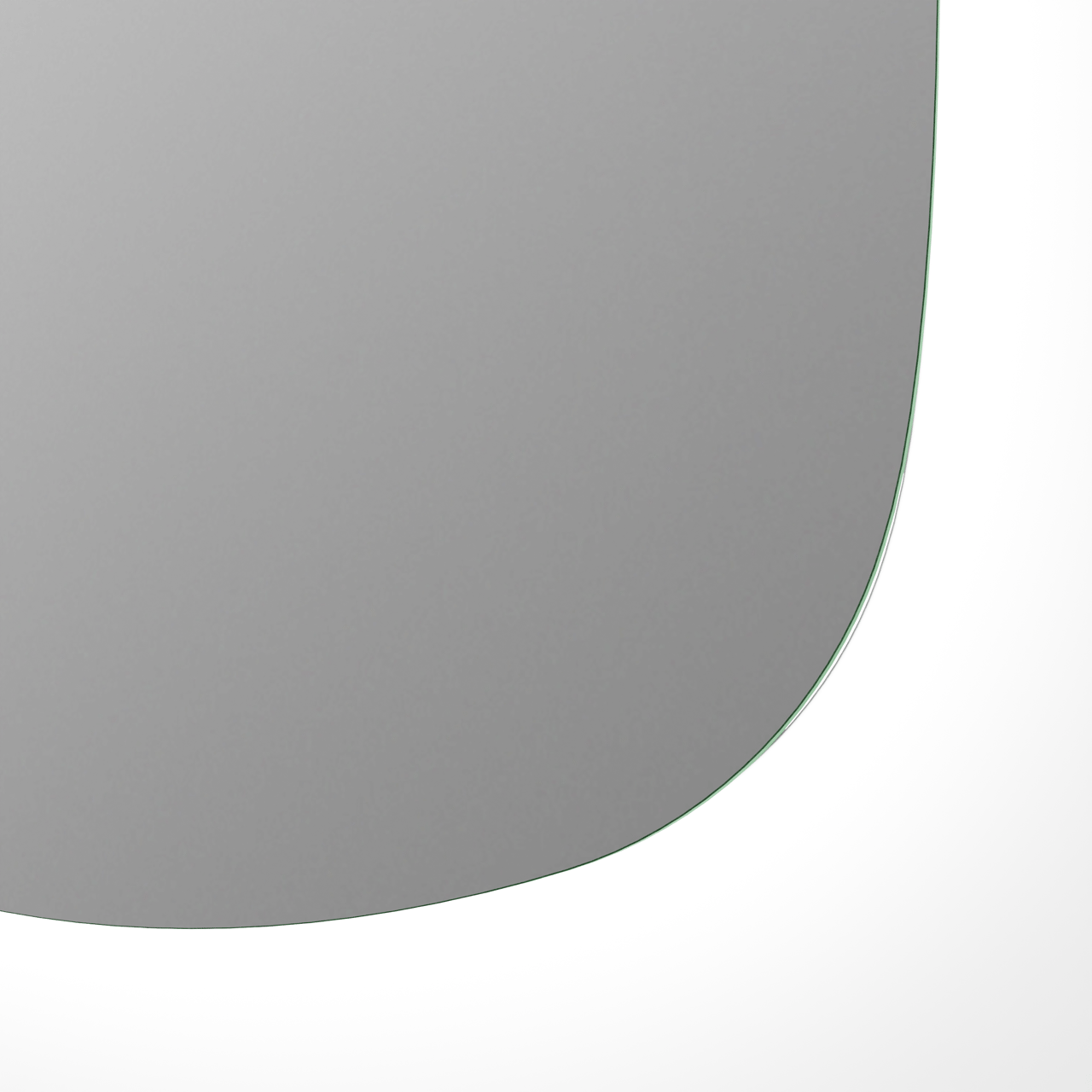 Balmani Cloud organisch badkamerspiegel 38 x 100 cm met spiegelverlichting en anti-damp