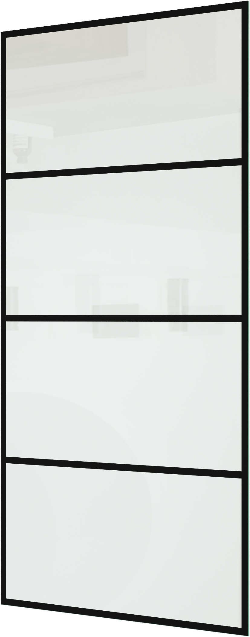 Balmani Modular Duschwand Glas: Lined, 96 x 200 cm, inklusive Coating